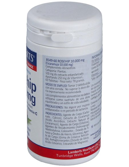 Escaramujo 10.000 mg 60 Tabs. de Lamberts