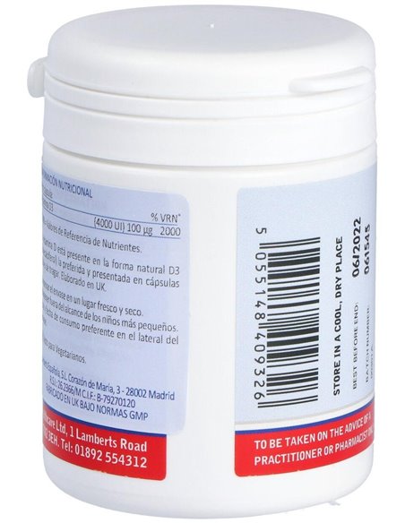 Vitamina D3 4000 UI (100 µg) de Lamberts
