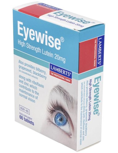 Eyewise® (Luteína, Zeaxantina,Plantas, Vit, Min) 60 Tabs. de Lamberts