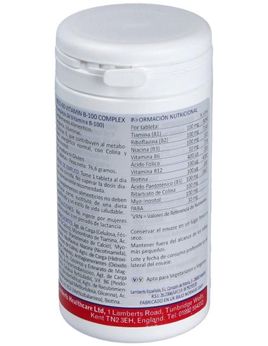 Complejo de Vitaminas B-100 de Lamberts