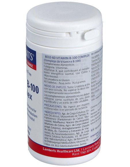 Complejo de Vitaminas B-100 de Lamberts