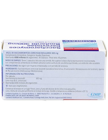 Saccharomyces Boulardii de Lamberts