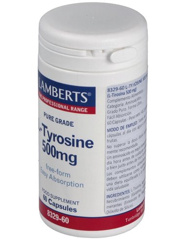 L-Tirosina 500 mg de Lamberts