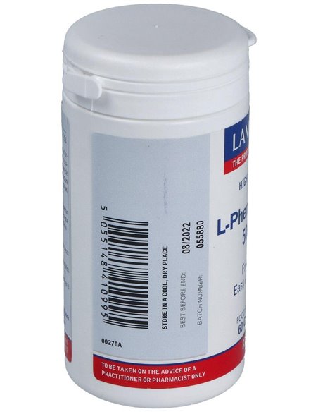 L-Fenilalanina 500 mg de Lamberts