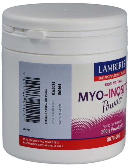 Myo Inositol en polvo 100% Natural de Lamberts