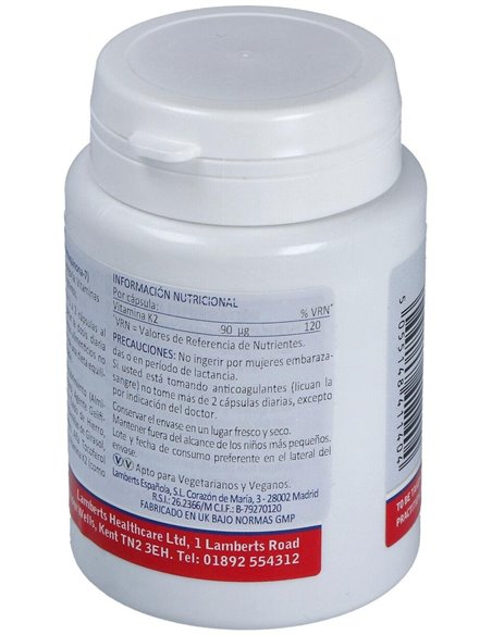 Vitamina K2 (como MK-7) 90 µg de Lamberts