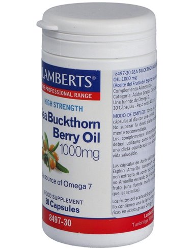 Aceite del fruto del Espino Amarillo 1000 mg 30 Caps. de Lamberts