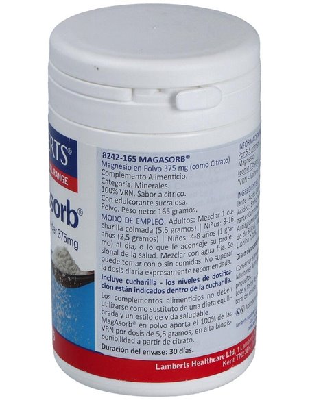 MagAbsorb® Mag 375 mg (en polvo) 165 g de Lamberts