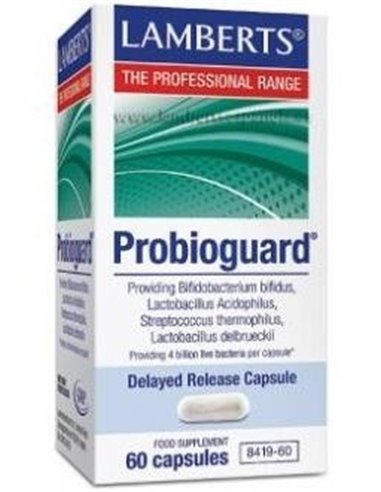 Probioguard® (4 cepas probióticas) 60 Caps. de Lamberts