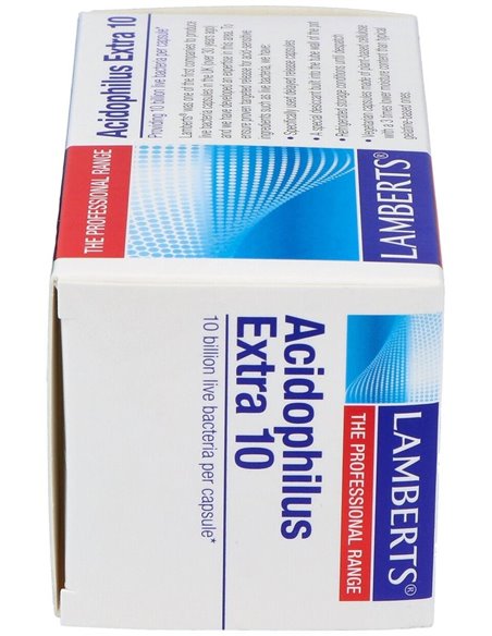 Acidophilus Extra 10 (10000 millones por cápsula) de Lamberts