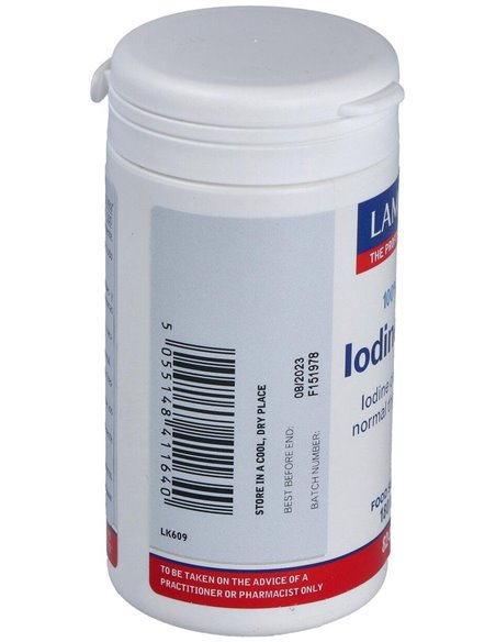 Yodo 150 µg (Como yoduro de potasio) de Lamberts