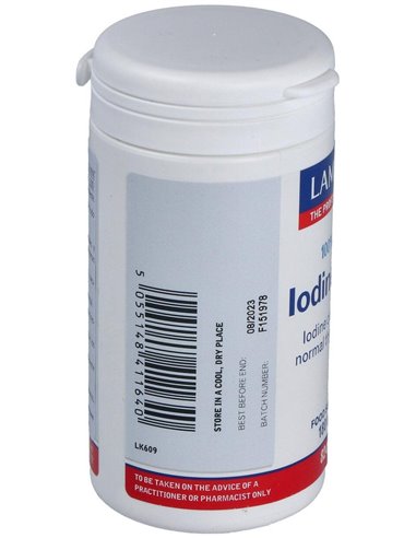 Yodo 150 µg (Como yoduro de potasio) 180 Tabs. de Lamberts