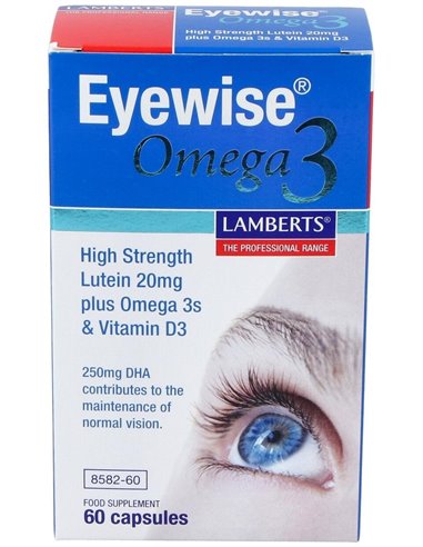 Eyewise® Omega 3 (Luteína, Zeaxantina. Vit D3) 60 Caps. de Lamberts