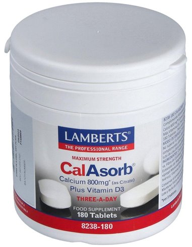 CalAbsorb® (Calcio 800 mg como citrato) de Lamberts