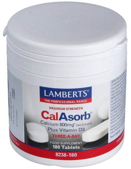 CalAbsorb® (Calcio 800 mg como citrato) de Lamberts