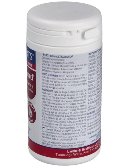 Multi-Guard® (Apto para Veganos) 30 Tabs. de Lamberts