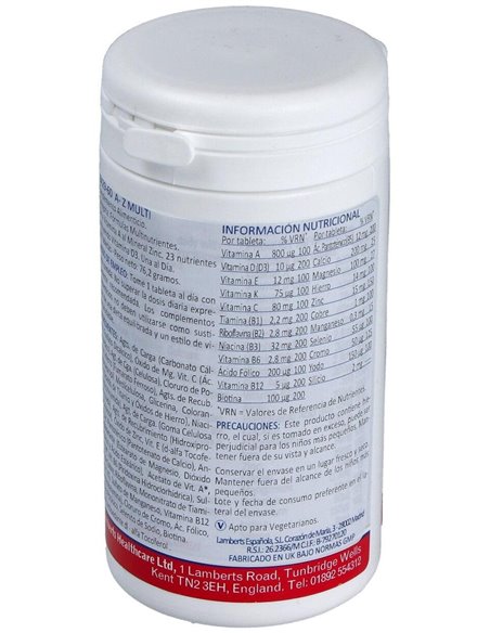 A to Z Multi (Vitaminas y Minerales) Una al Día 60 Tabs. de Lamberts