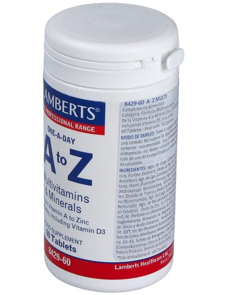 A to Z Multi (Vitaminas y Minerales) Una al Día de Lamberts