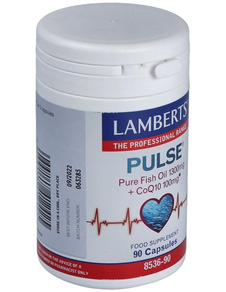 Pulse® (Aceite Pescado 1300 mg  + CoQ10 100 mg) de Lamberts