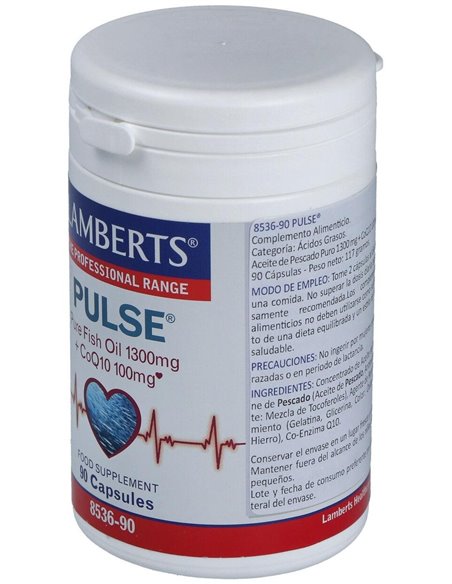 Pulse® (Aceite Pescado 1300 mg  + CoQ10 100 mg) de Lamberts