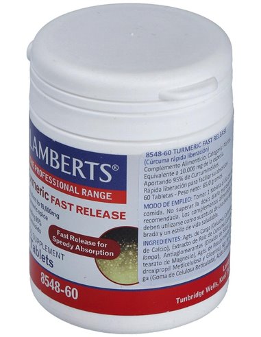 Cúrcuma de Liberación Rápida de Lamberts