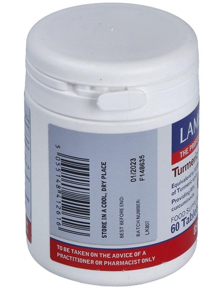 Cúrcuma de Liberación Rápida 60 Tabs. de Lamberts