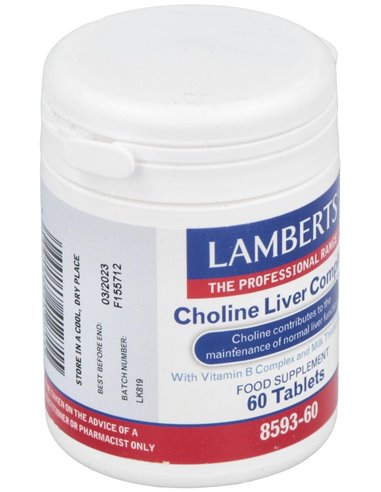 Choline Liver Complex (Cardo Mariano y Vit. B) de Lamberts