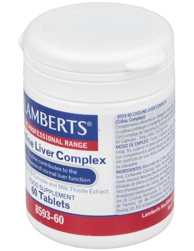 Choline Liver Complex (Cardo Mariano y Vit. B) de Lamberts