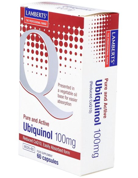 Ubiquinol 100 mg 60 Caps. de Lamberts