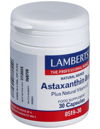 Astaxantina 8 mg con Vitamina E Natural de Lamberts