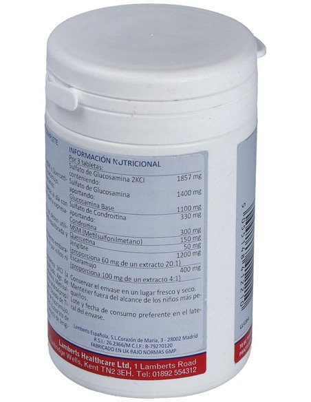 Glucosamina Completa 120 Tabs. de Lamberts