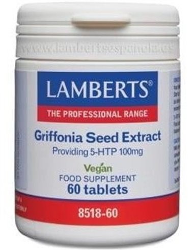 5HTP 100 mg (Extracto de semillas de Griffonia)  60 Tabs. de Lamberts