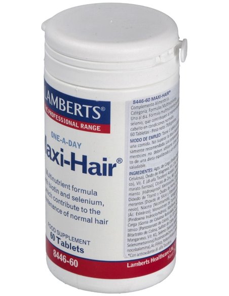 Maxi Hair® (Bienestar del cabello) 60 Tabs. de Lamberts