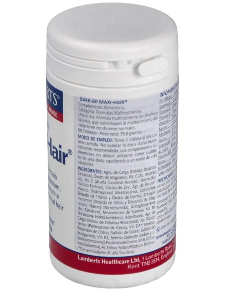 Maxi Hair® (Bienestar del cabello) de Lamberts
