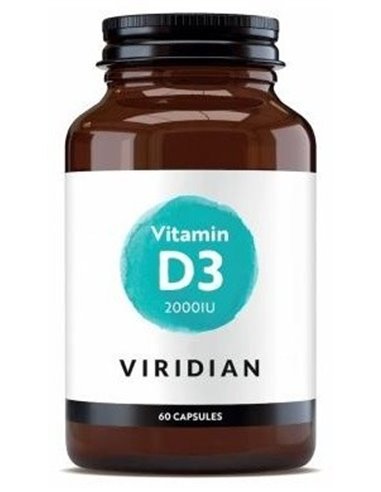 Vitamina D3 2000Iu Vegana 60Cap.Veg. de Viridian
