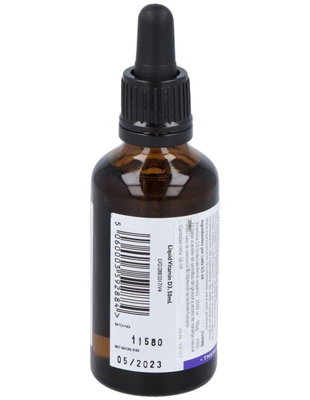 Vitamina D3 2000Iu Liquida Vegana 50Ml. de Viridian