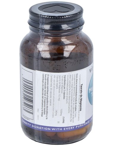 Taurato De Magnesio 30Cap.Veg. de Viridian