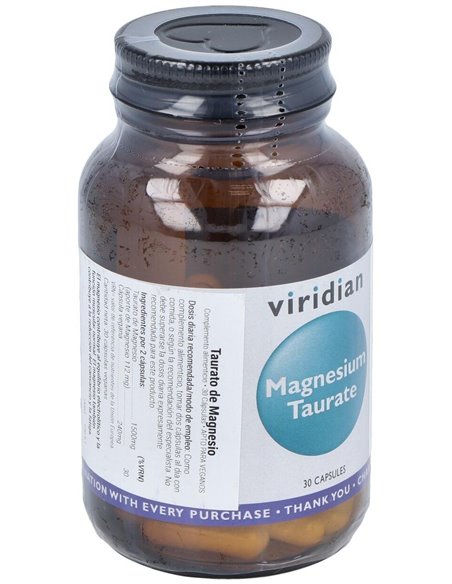 Taurato De Magnesio 30Cap.Veg. de Viridian