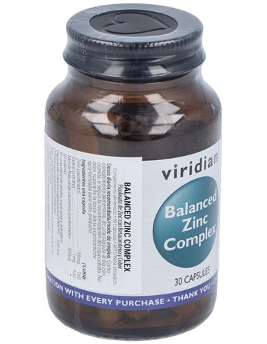 Balanced Zinc Complex 30Cap.Veg. de Viridian