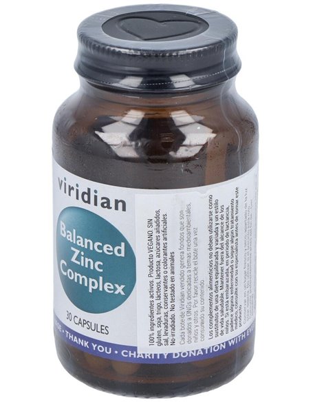 Balanced Zinc Complex 30Cap.Veg. de Viridian