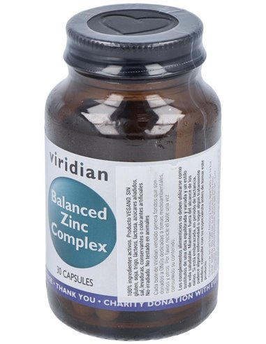 Balanced Zinc Complex 30Cap.Veg. de Viridian