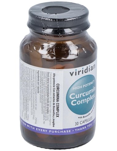 Curcumina Complex Alta Potencia 30Cap.Veg. de Viridian