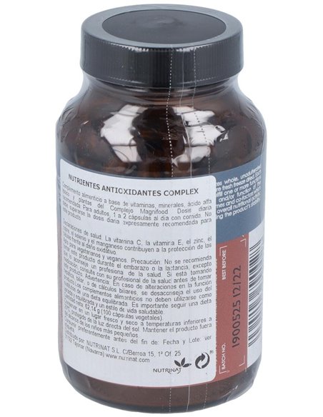 Nutrientes Antiox. Complex 100Vcap. de Terranova