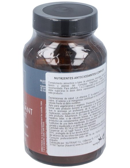 Nutrientes Antioxidantes Complex 100 Vcáps  de Terranova