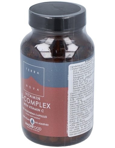 B-Complex Con Vitamina C 100 Vcáps de Terranova