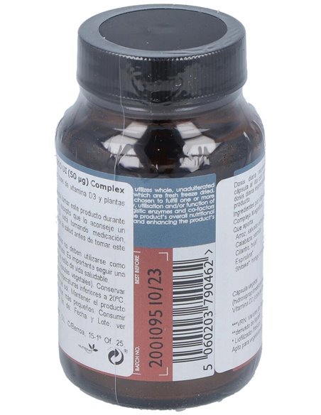 Vitamina D3 2.000 Ui (50 ?g) Complex 50 Vcáps de Terranova
