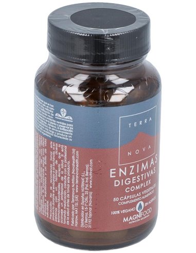 Enzimas Digestivas Complex 50 Vcáps de Terranova