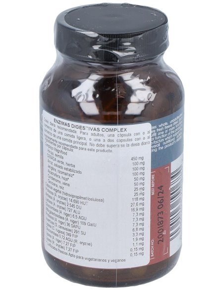 Enzimas Digestivas Complex 100Vcap. de Terranova