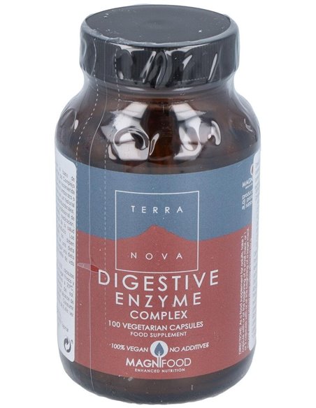 Enzimas Digestivas Complex 100 Vcáps de Terranova