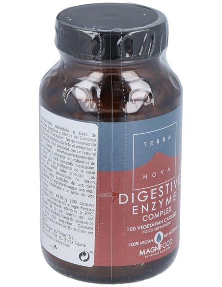 Enzimas Digestivas Complex 100 Vcáps de Terranova